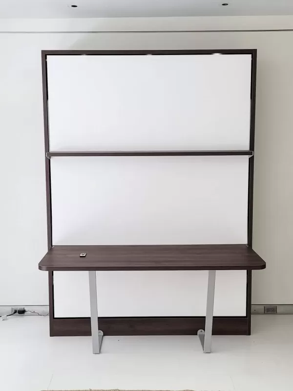 Royal Queen Wall Bed With Desk 13