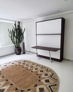 C - Royal Queen Wall Bed With Desk