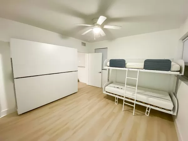 Simple Bunk Twin Murphy Wall Bed 28