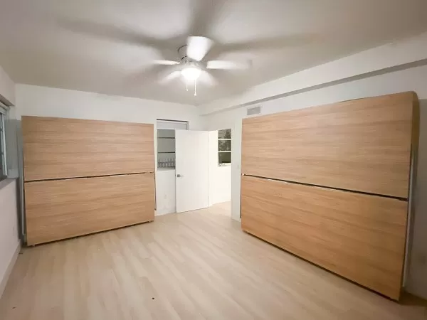 Simple Bunk Twin Murphy Wall Bed 36