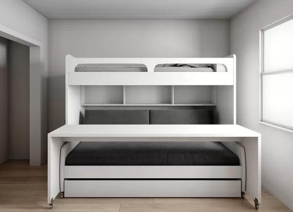 Bel Mondo Twin Over Full Full XL Bunk Bed Set 2