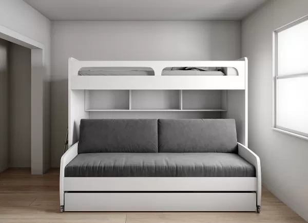 Bel Mondo Twin Over Twin Twin XL Bunk Bed Set 0