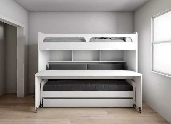 Bel Mondo Twin Over Twin Twin XL Bunk Bed Set 2