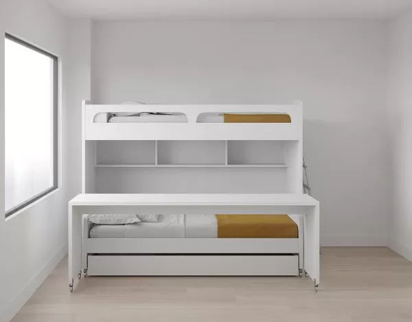 Bel Mondo Twin Over Twin Twin XL Bunk Bed Set 8