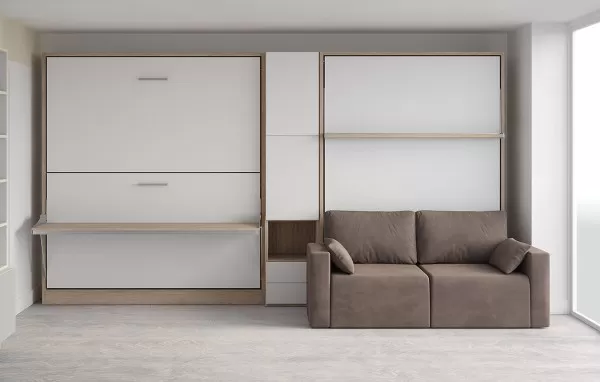 Pensiero Twin Wall Bunk Bed 11