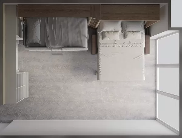 Pensiero Twin Wall Bunk Bed 17