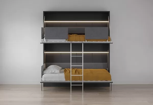 Pensiero Twin Wall Bunk Bed 29