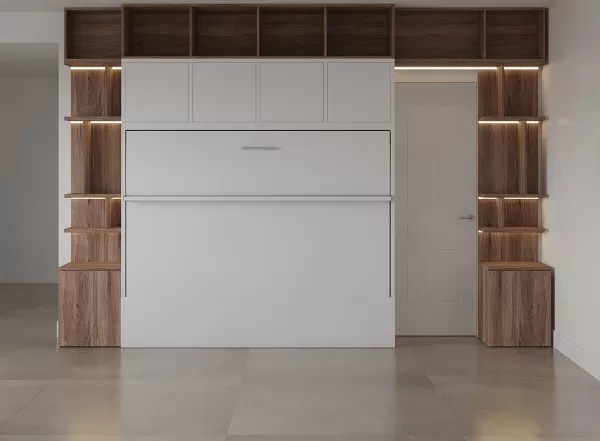 Royal Horizontal Queen Wall Bed 100