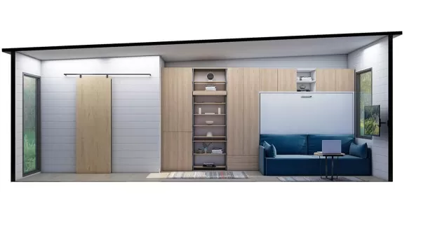 Royal Horizontal Queen Wall Bed 11