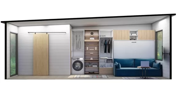 Royal Horizontal Queen Wall Bed 12