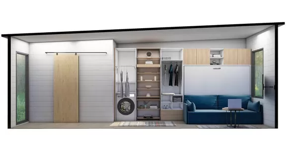 Royal Horizontal Queen Wall Bed 13