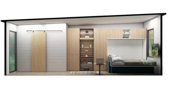 Royal Horizontal Queen Wall Bed 15