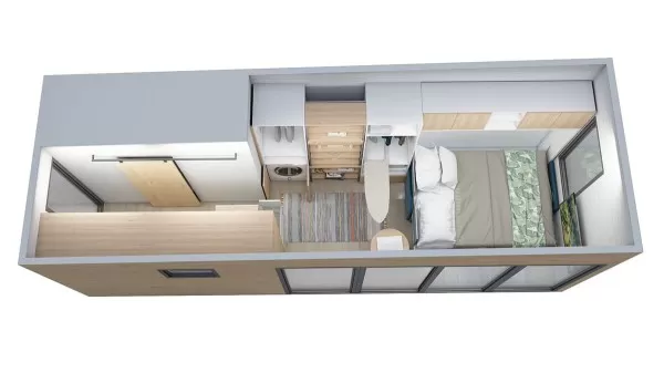 Royal Horizontal Queen Wall Bed 21