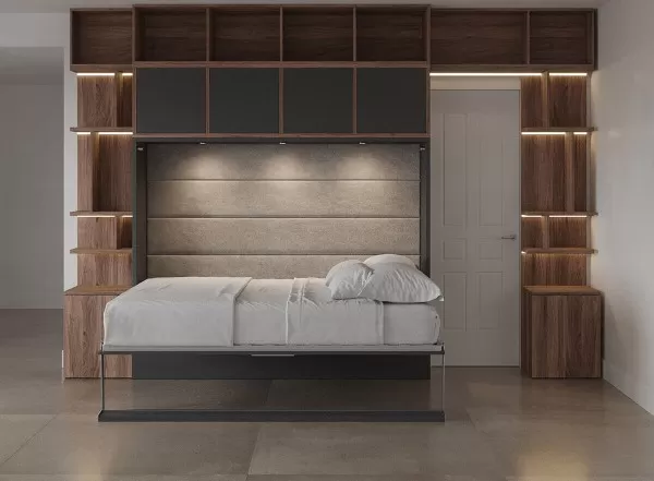 Royal Horizontal Queen Wall Bed 90