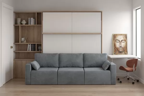 Royal King Murphy Bed 10