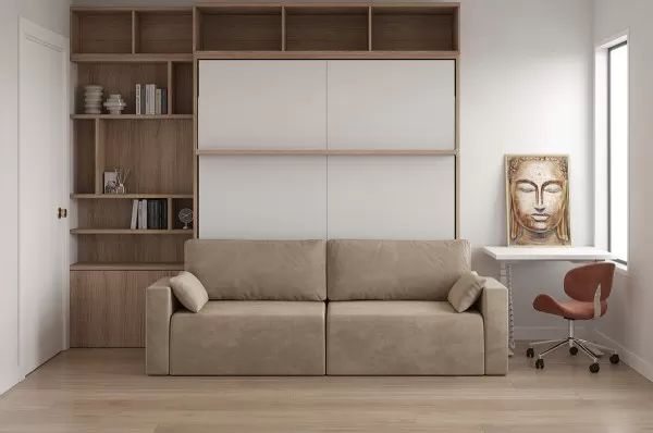 Royal King Murphy Bed 11