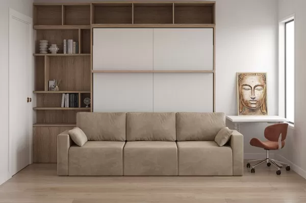 Royal King Murphy Bed 13