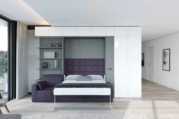 Royal Queen Wall Bed 105