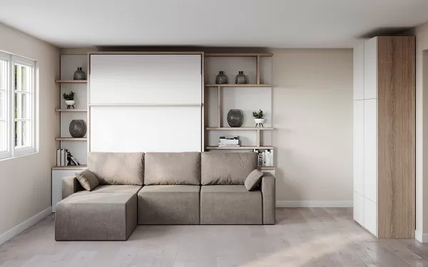 Royal Queen Wall Bed 186