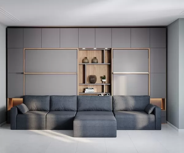 Royal Queen Wall Bed 208