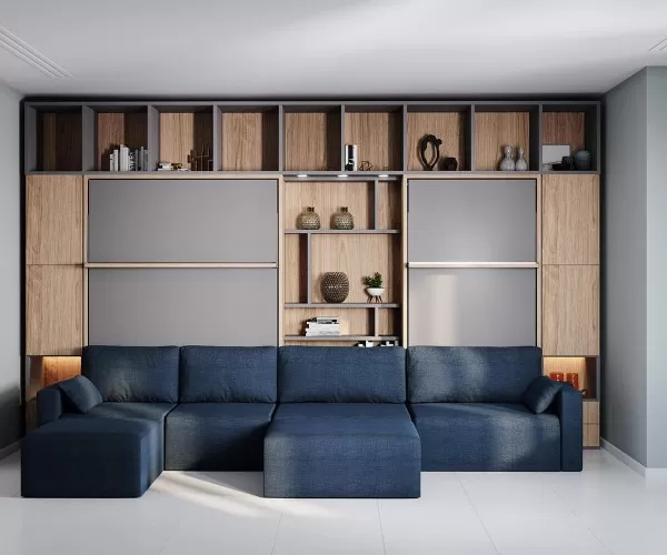 Royal Queen Wall Bed 212