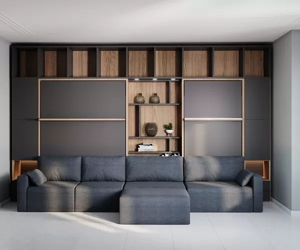 Royal Queen Wall Bed 214