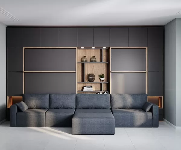 Royal Queen Wall Bed 217