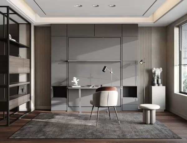 ROYAL Queen Wall Bed with Wardrobe