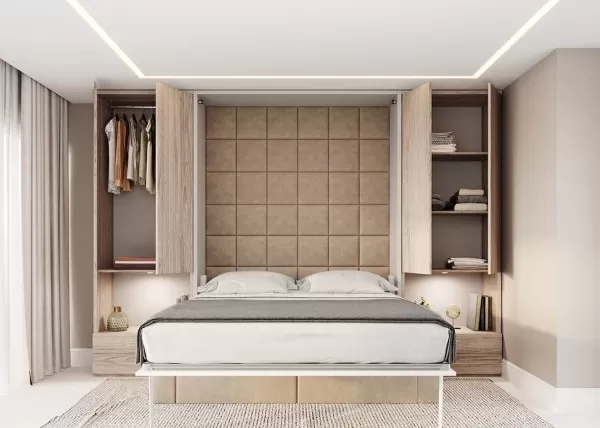 Royal Queen Wall Bed 264