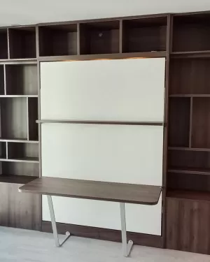 C - Royal Queen Wall Bed With Desk