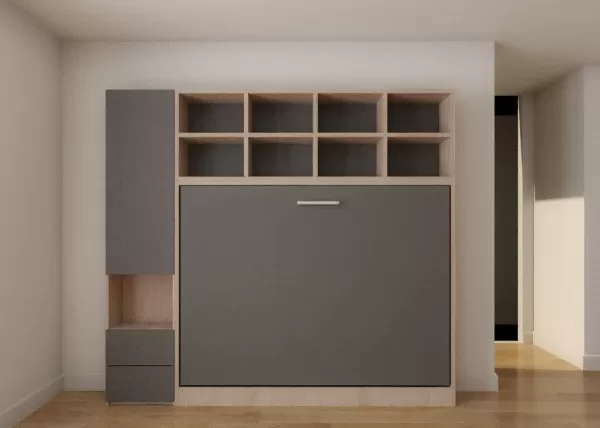 Royal Queen Wall Bed 67