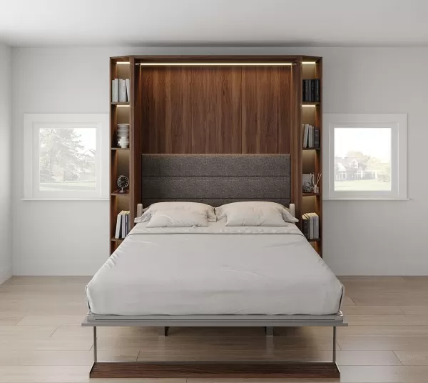 Royal Queen Wall Bed With Desk 15