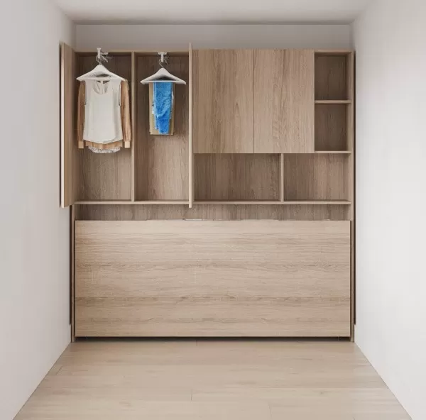 Simple Twin Twin XL Murphy Wall Bed 2