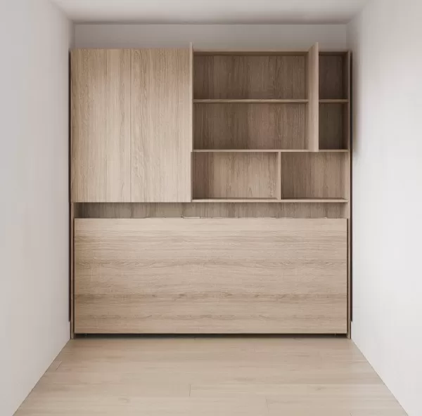 Simple Twin Twin XL Murphy Wall Bed 3