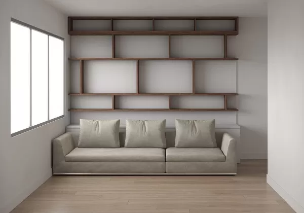 Sofa and Bookcase Set 4