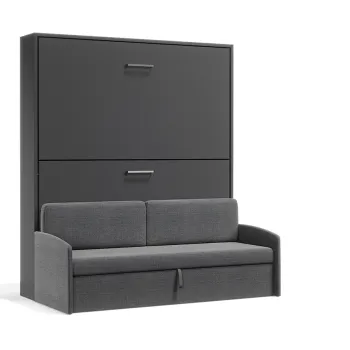 Pensiero Twin Wall Bunk Bed and Sofa Set