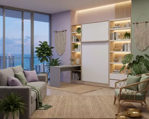 Royal Twin / Twin XL Wall Bed - 2