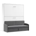 Pensiero Twin Wall Bunk Bed and Sofa Set - thumb - view 2