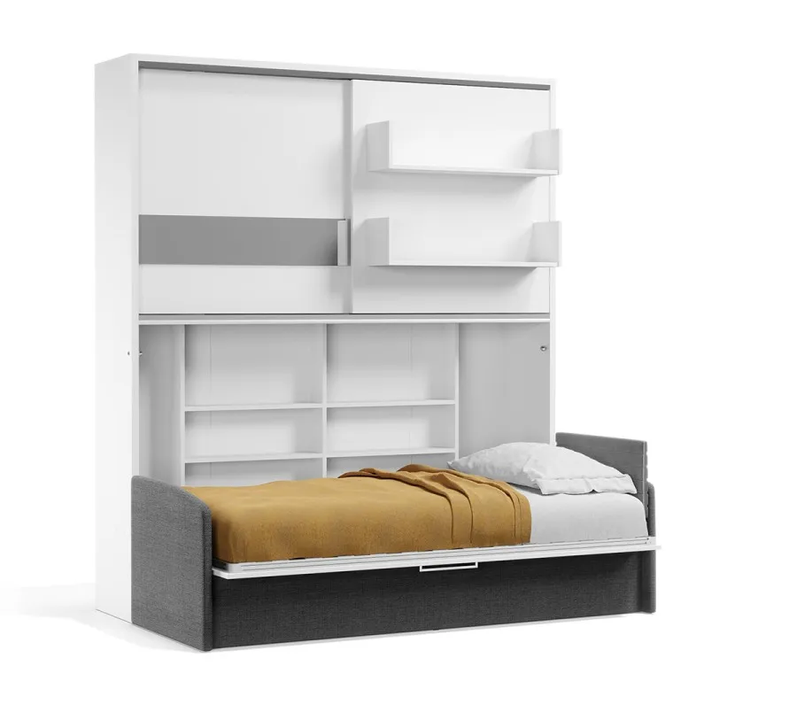Parete Letto - Twin Wall Bed System and Sofa Set - view 1