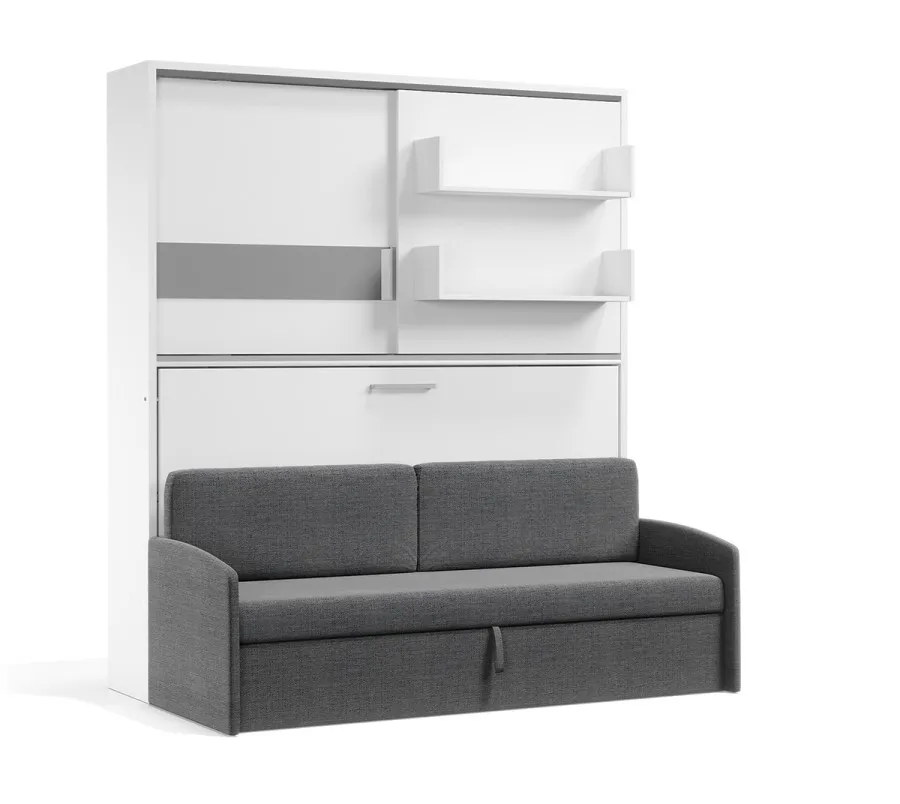 Parete Letto - Twin Wall Bed System and Sofa Set - view 2
