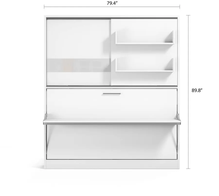 Parete Letto - Twin Wall Bed System with Desk