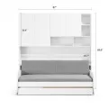 Eco Compact Full/Full XL Sofa Bed and Cabinet System