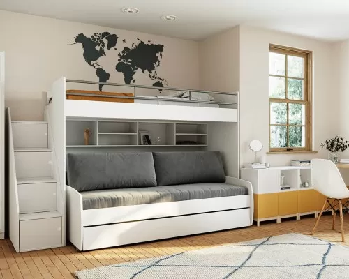 Eco Bel Mondo Twin Over Twin XL Bunk Bed Set