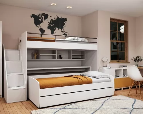 Eco Bel Mondo Twin Over Twin XL Bunk Bed Set