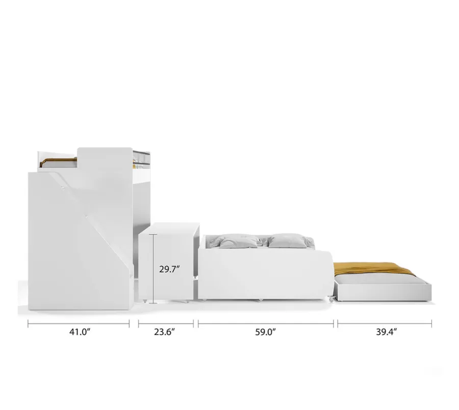 Eco Bel Mondo Twin Over Full/Full XL Bunk Bed Set