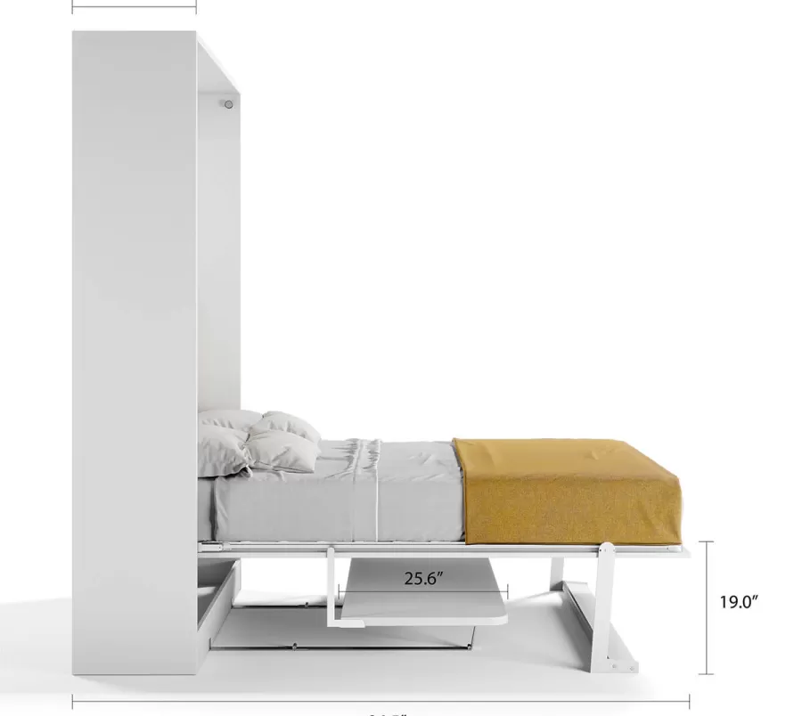 Royal Queen Wall Bed With Desk