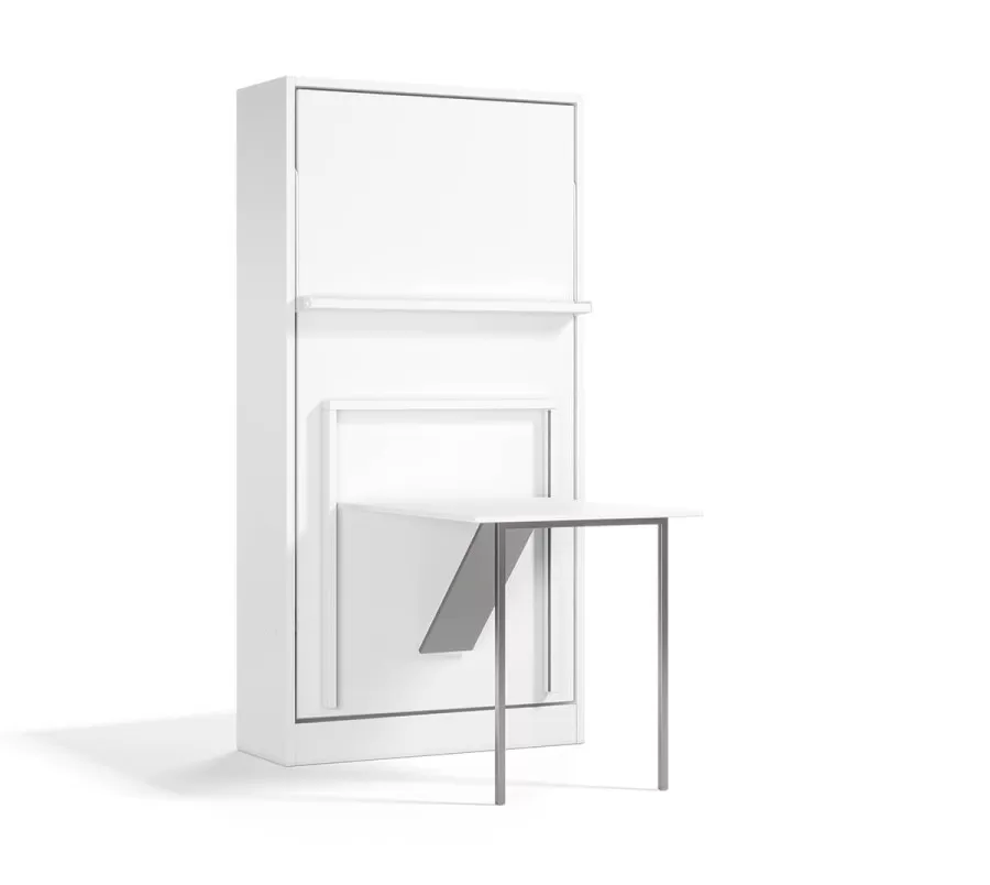 Royal Twin / Twin XL Wall Bed with Folding Table