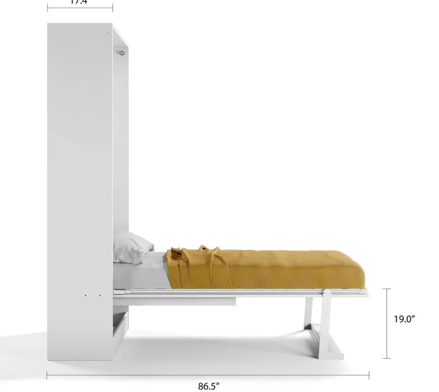 Royal Twin / Twin XL Wall Bed with Folding Table