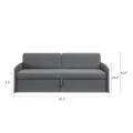 Pensiero Twin Wall Bunk Bed and Sofa Set - thumb - view 4