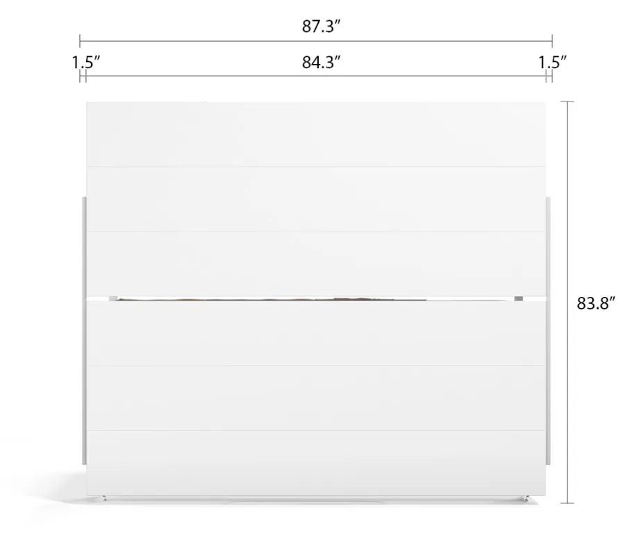Simple Bunk Twin/Twin XL Murphy Wall Bed